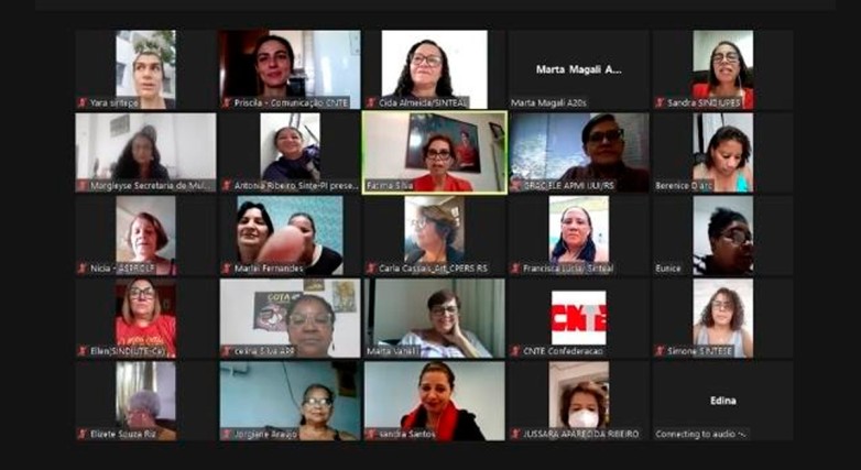 CNTE realiza reunião "Coletivo de Mulheres"